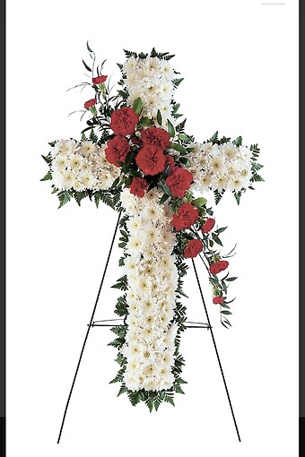 Traditional White and Red Cross