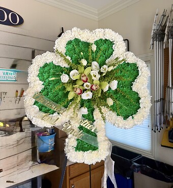 Green Irish Shamrock